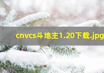 cnvcs斗地主1.20下载